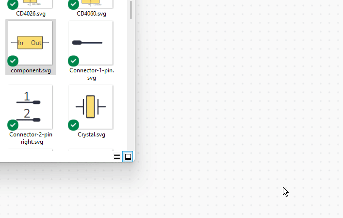 Importing custom symbol to Circuit Canvas