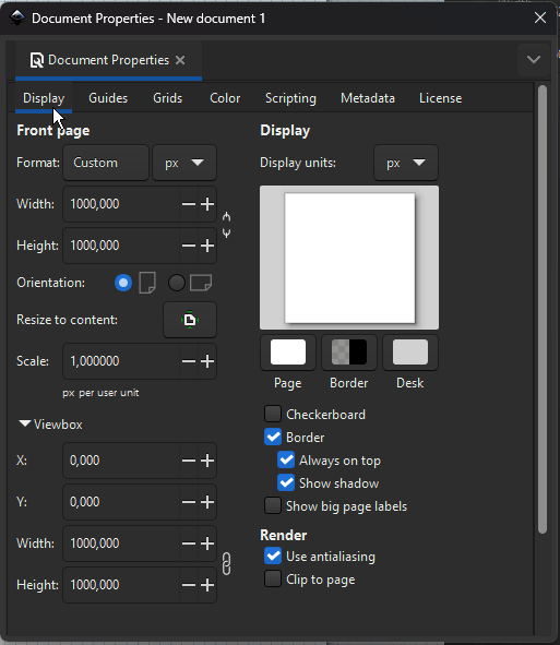 Inkscape settings for drawing custom symbols with Circuit Canvas