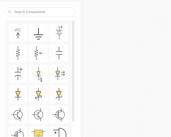 Gif showing how to add parts