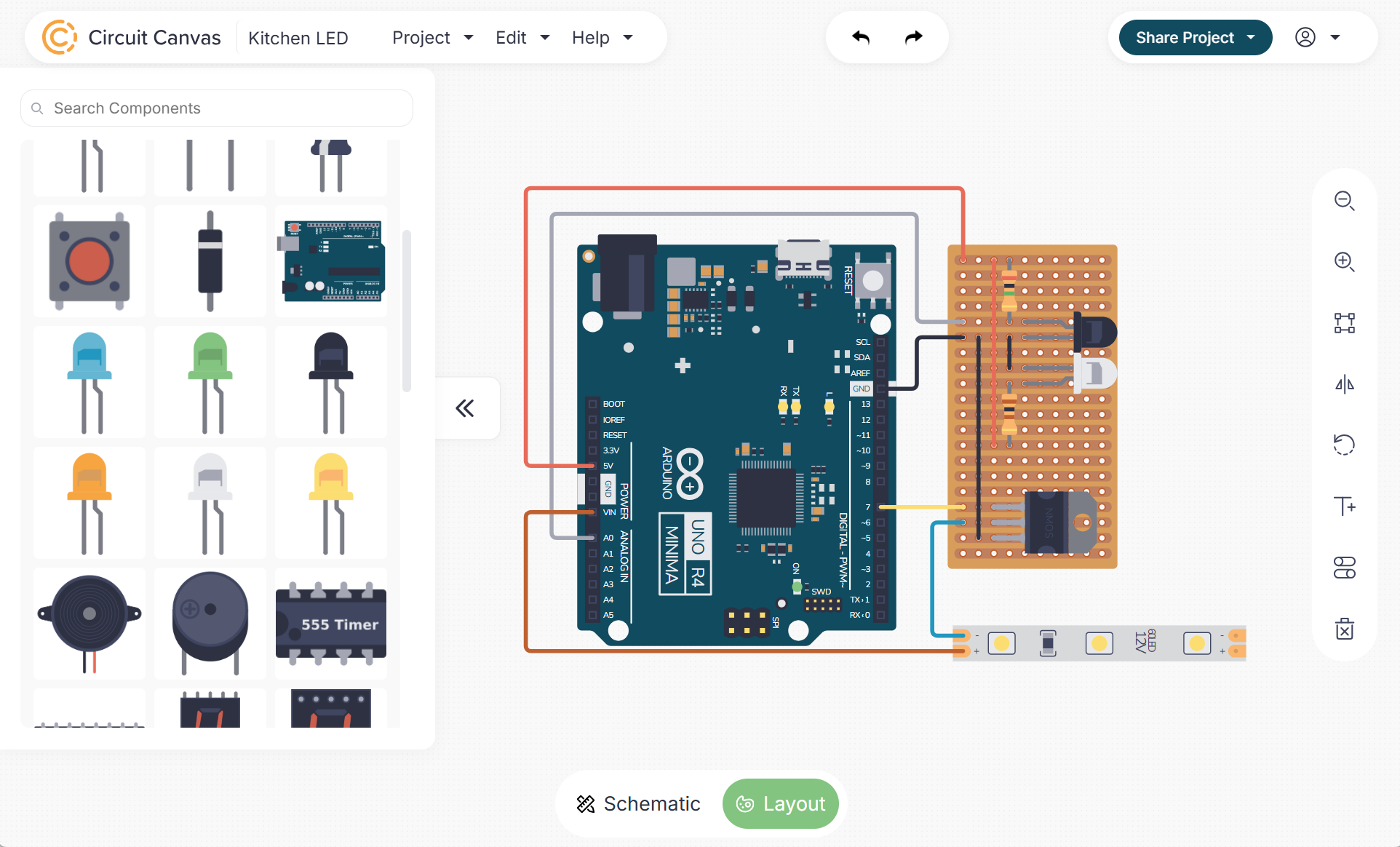 Layout Mode screenshot